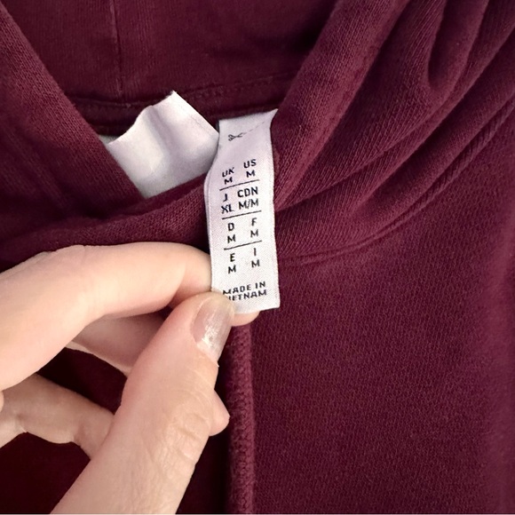 MAROON Adidas — Originals Men's Adicolor Essentials Trefoil Hoodie - Picture 2 of 4